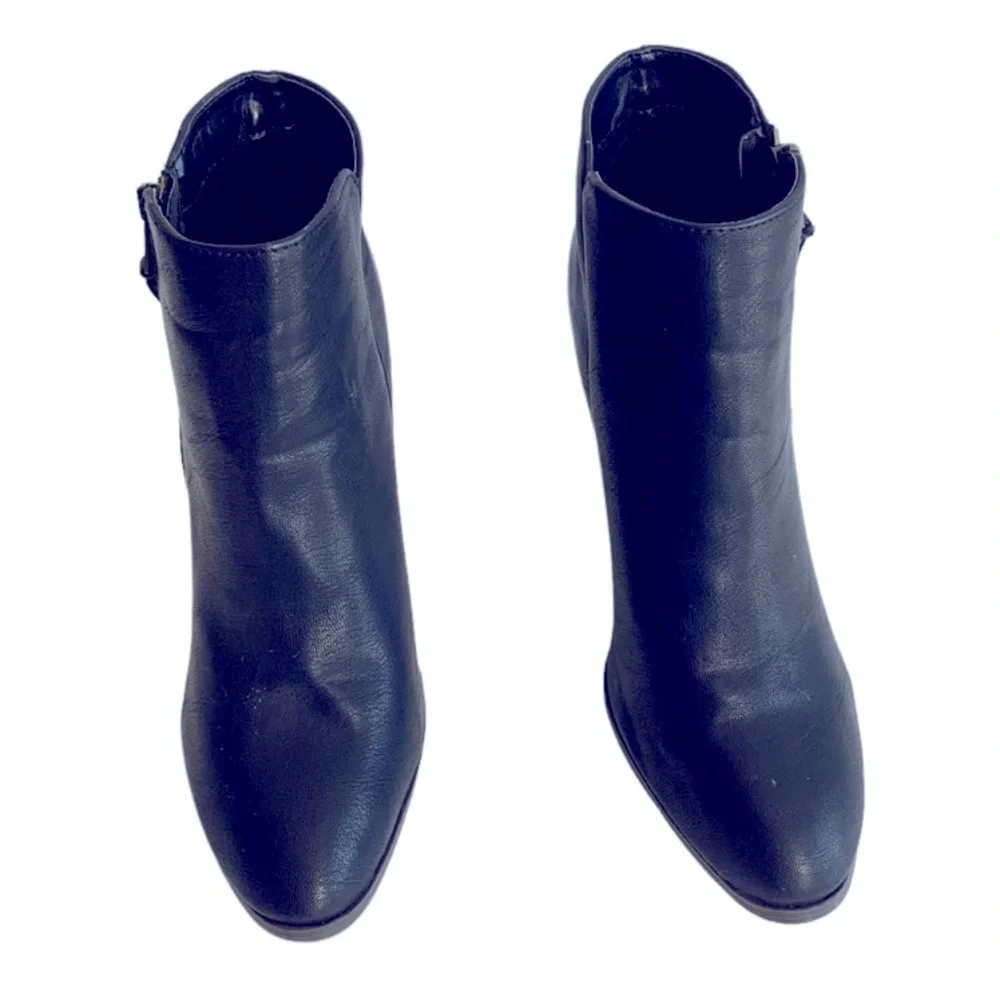 Charlotte Russe Black Boots Sz 9 - Picture 4 of 8
